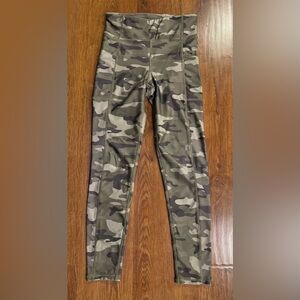 GAP Kids Green Camouflage Leggings